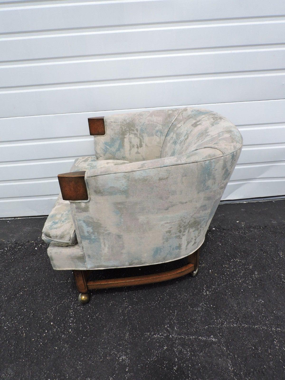 Mid Century Modern Barrel Shape Living Room Side Chair 6658X SHIPPING NOT INCLUDED Please ask for shipping quote